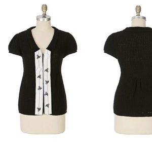 Rare Anthropologie Moth Motion Study Cardigan